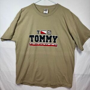Tommy Sports T-Shirt Graphic Print Casual Wear Mens Sz XL‎